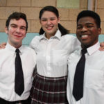 Jake Parker, Roni Shelley Perez and Marcel Daly as the Pot Luck Players in HOWIE D: BACK IN THE DAY