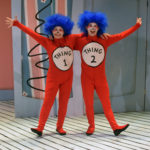 Sue Gillespie Booton and Jay Hayden as Thing 1 and Thing 2