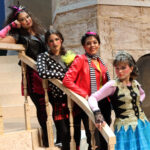 Roni Shelley Perez, Dina Saltzman, Summer Hurtienne and Briana Nash in The Rose Theater's production of Disney's Descendants