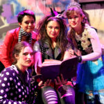 Summer Hurtienne, Dina Saltzman, Roni Shelley Perez and Briana Nash in The Rose Theater's production of Disney's Descendants